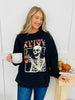 Staying Alive Graphic Crewneck Sweatshirt