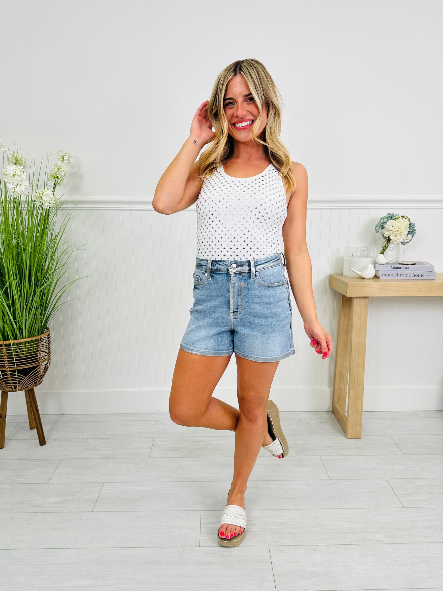 Judy Blue The Silver Lining Shorts