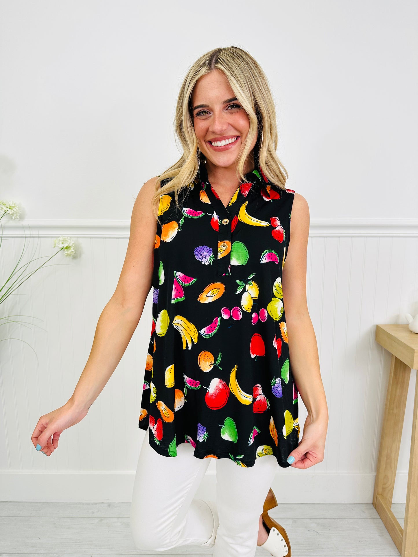 Styled For Summer Tank Top In Tampa Print