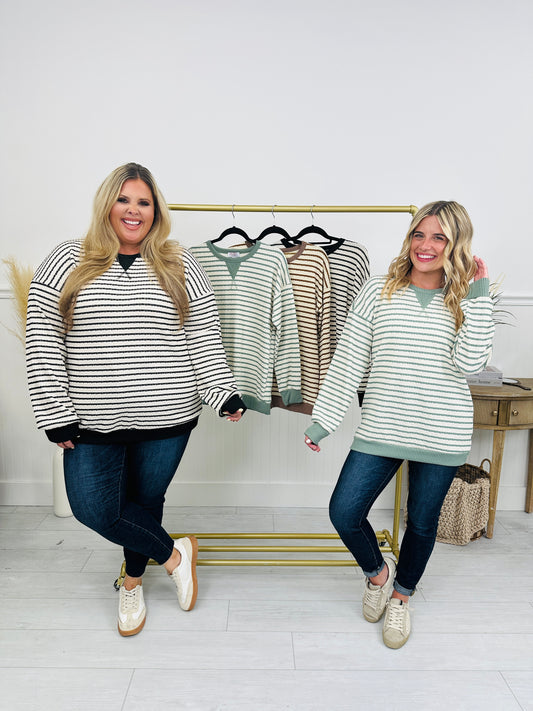 Sincerely Striped Top- Multiple Colors!