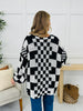 The Final Checkpoint Cardigan in Black Combo