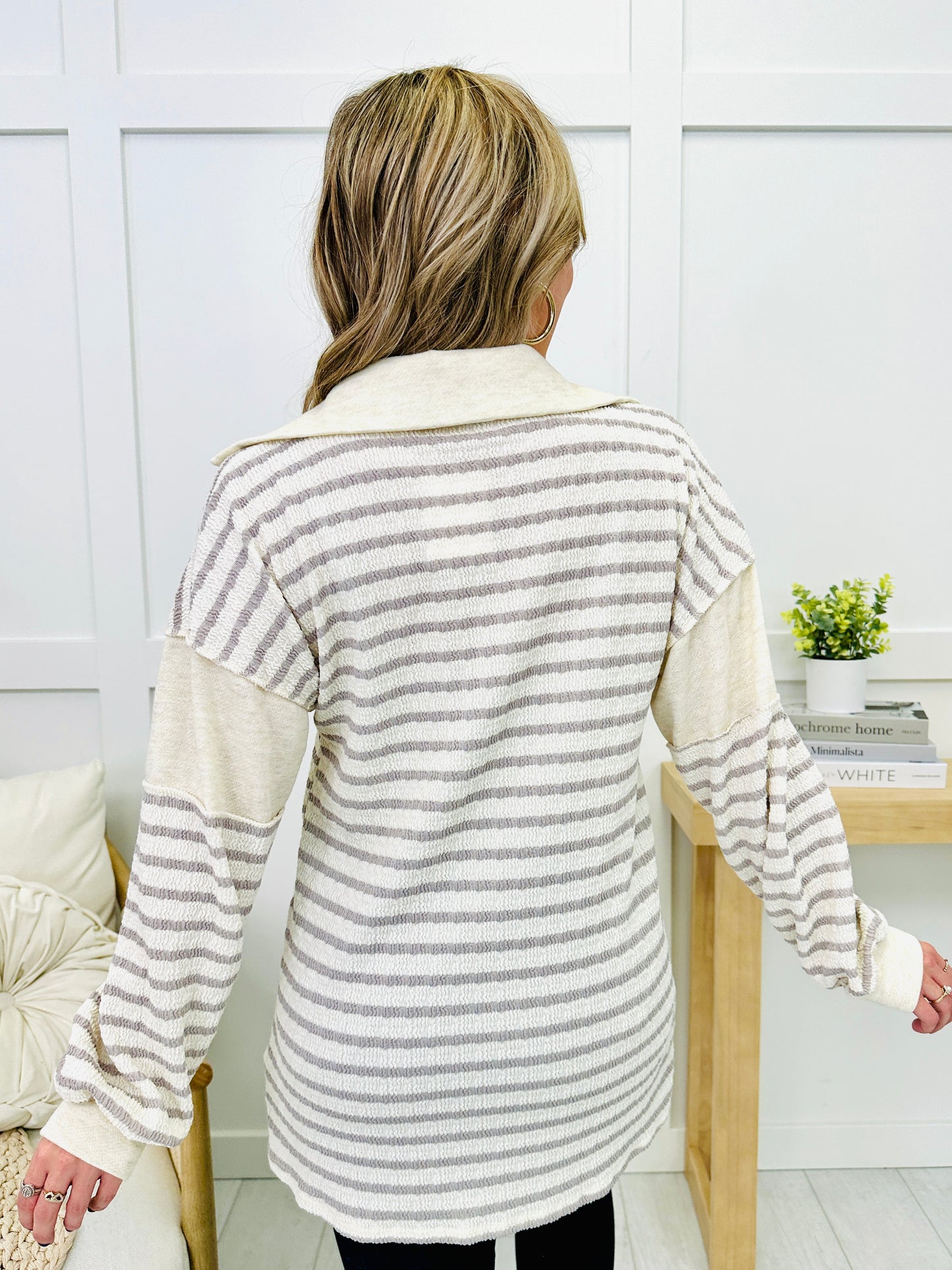 REG/CURVY Dreamscape Stripes Pullover