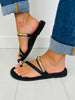 Sunset Society Sandals In Black