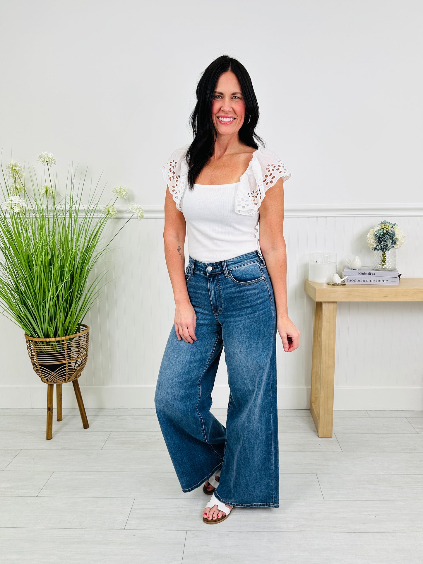 Judy Blue Polished in Palazzo Jeans