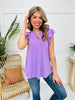 Ruffle Effect Top- Multiple Colors!