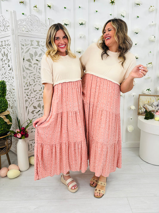 Meadow Mist Dress In Coral