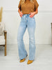 Made You Look Tummy Control Flare Vintage Wash Jeans