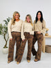 Vintage Bloom Tummy Control Wide Leg Jeans