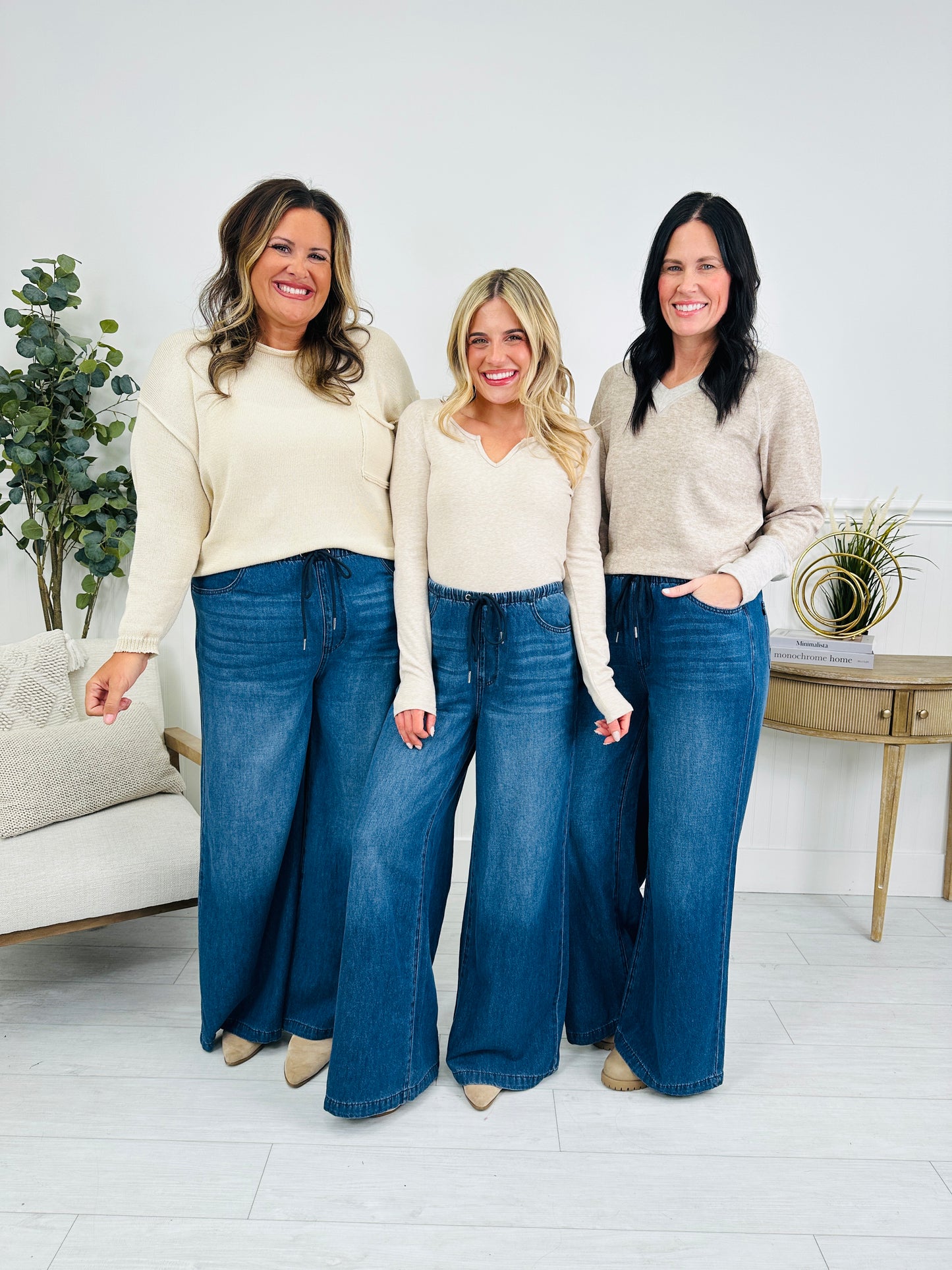 Judy Blue Light As A Featherweight Palazzo Jeans