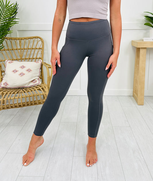 DOORBUSTER! Sculpted Comfort Leggings in Ash Grey