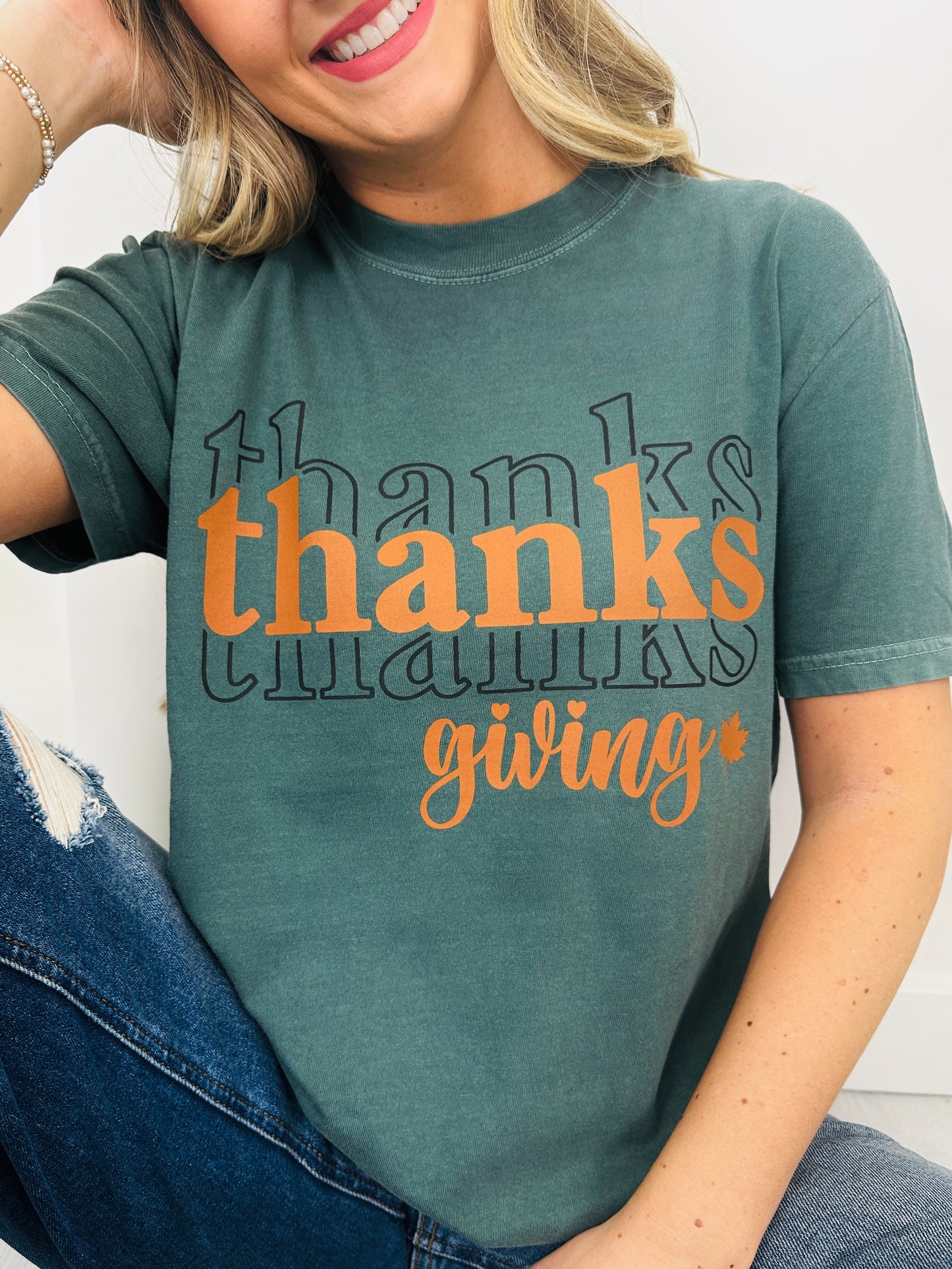Thanksgiving Graphic Tee- Multiple Colors!