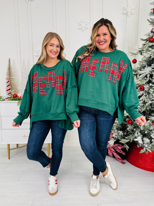 Tidings Of Merry Pullover- Multiple Colors!