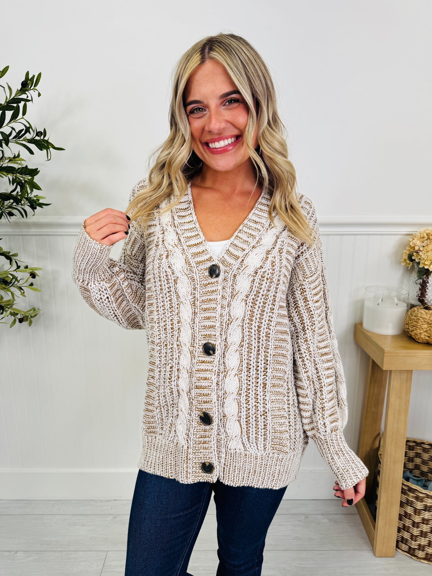Comfort Calling Cardigan In Oatmeal