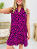 Palms And Plans Dress in Maui Print