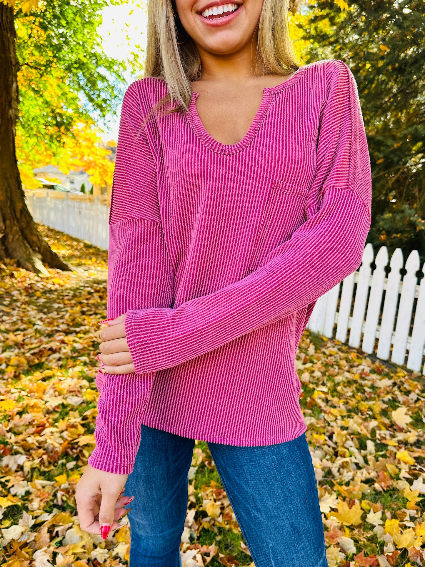 Cute and Corded Top- Multiple Colors!