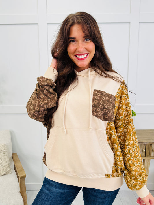Daisies & Daydreams Hoodie In Natural