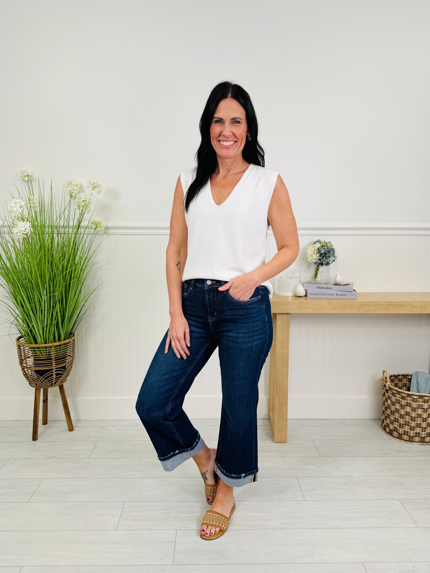 Crop Of The Season Tummy Control Straight Jeans