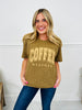 Coffee Weather Graphic Tee in Leopard