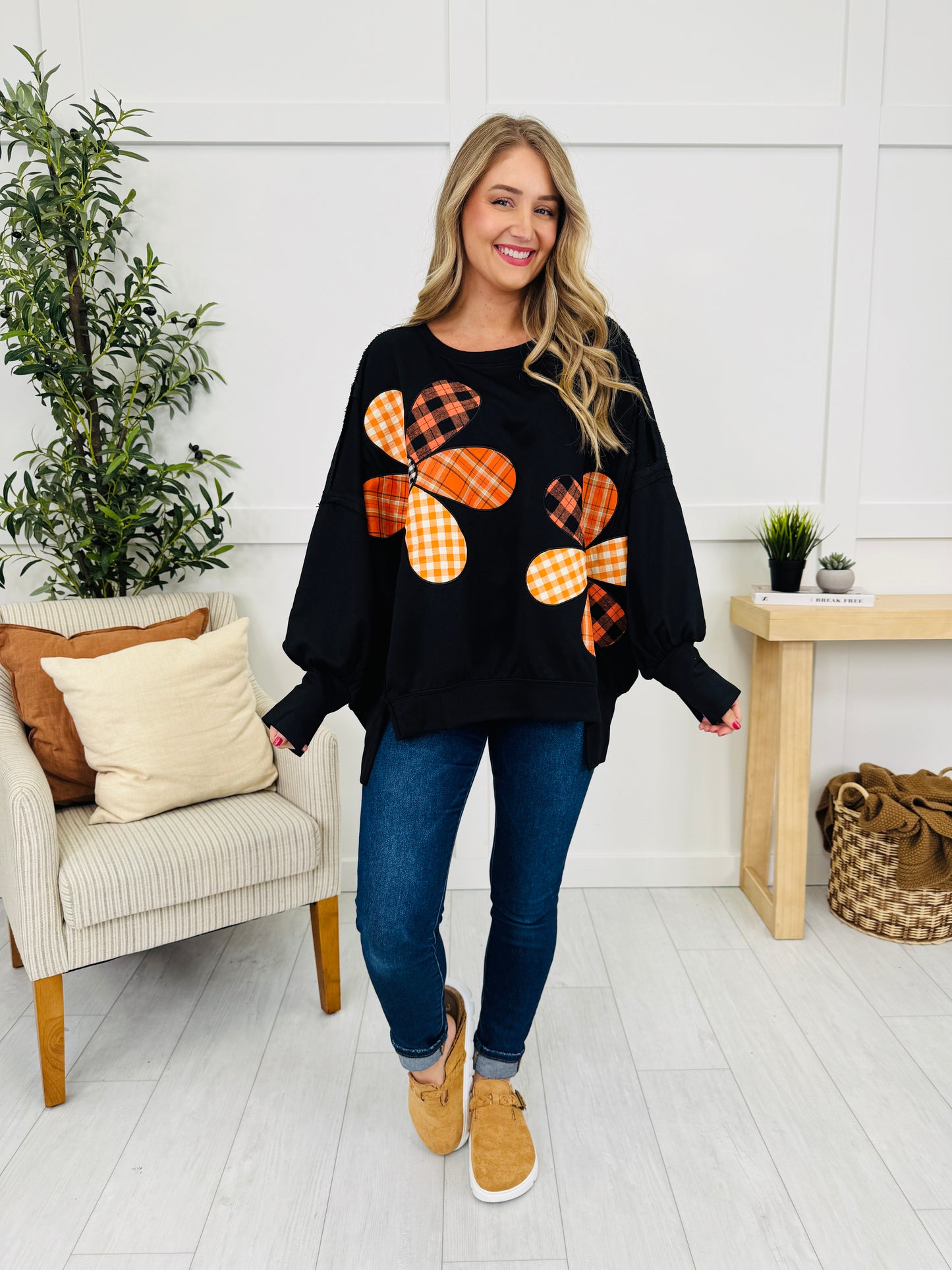 Plaid And Plenty Sweatshirt