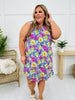 Palms And Plans Dress in Seabrook Island Print