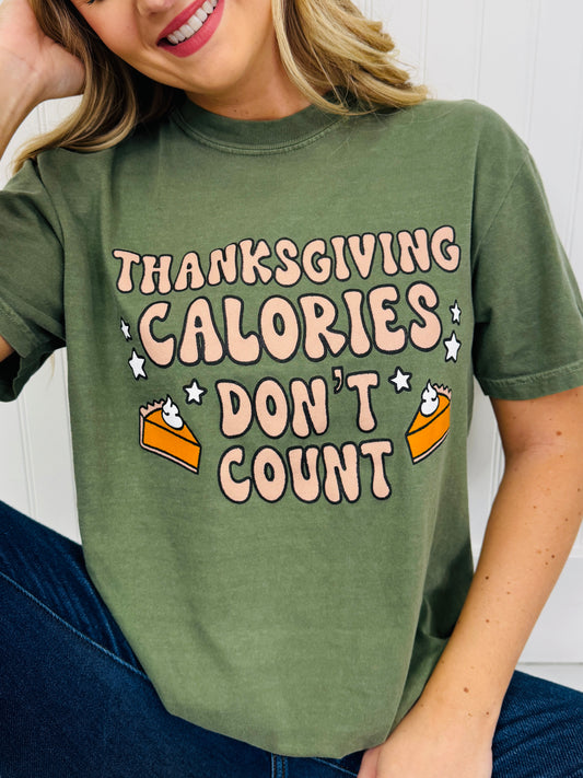 Thanksgiving Calories Don't Count Graphic Tee
