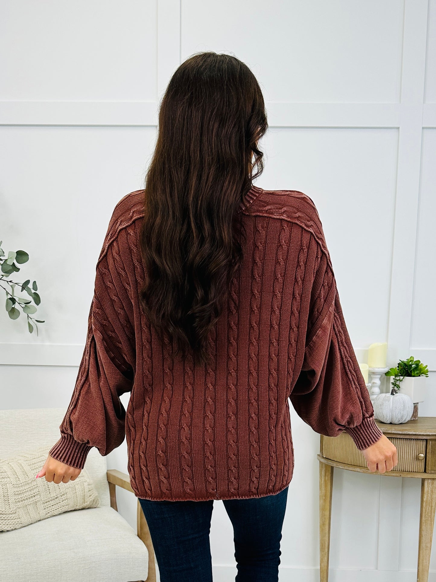 Cocoa Cozy Cable Sweater