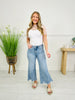 Made To Flatter Tummy Control Wide Leg Cropped Jeans