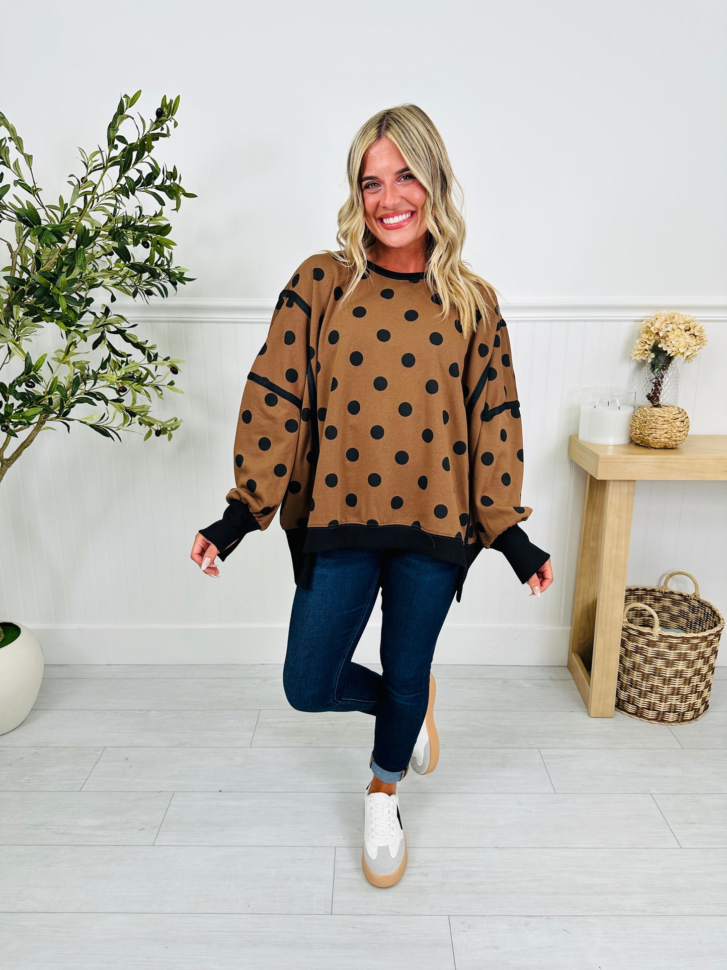 Connect The Dots Top In Multiple Colors
