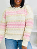 Ever After Knit Sweater in Pink Mix
