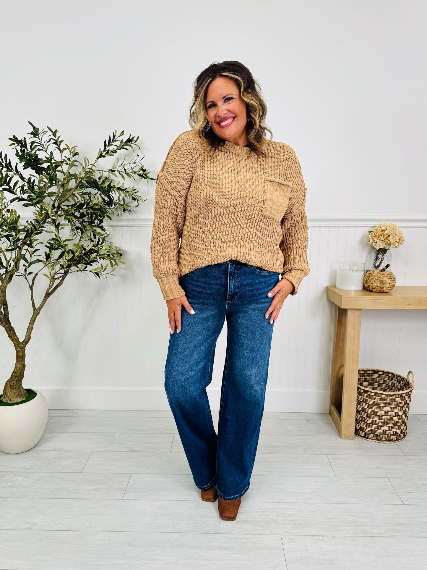Made For You Wide Leg Jeans in Multiple Inseams