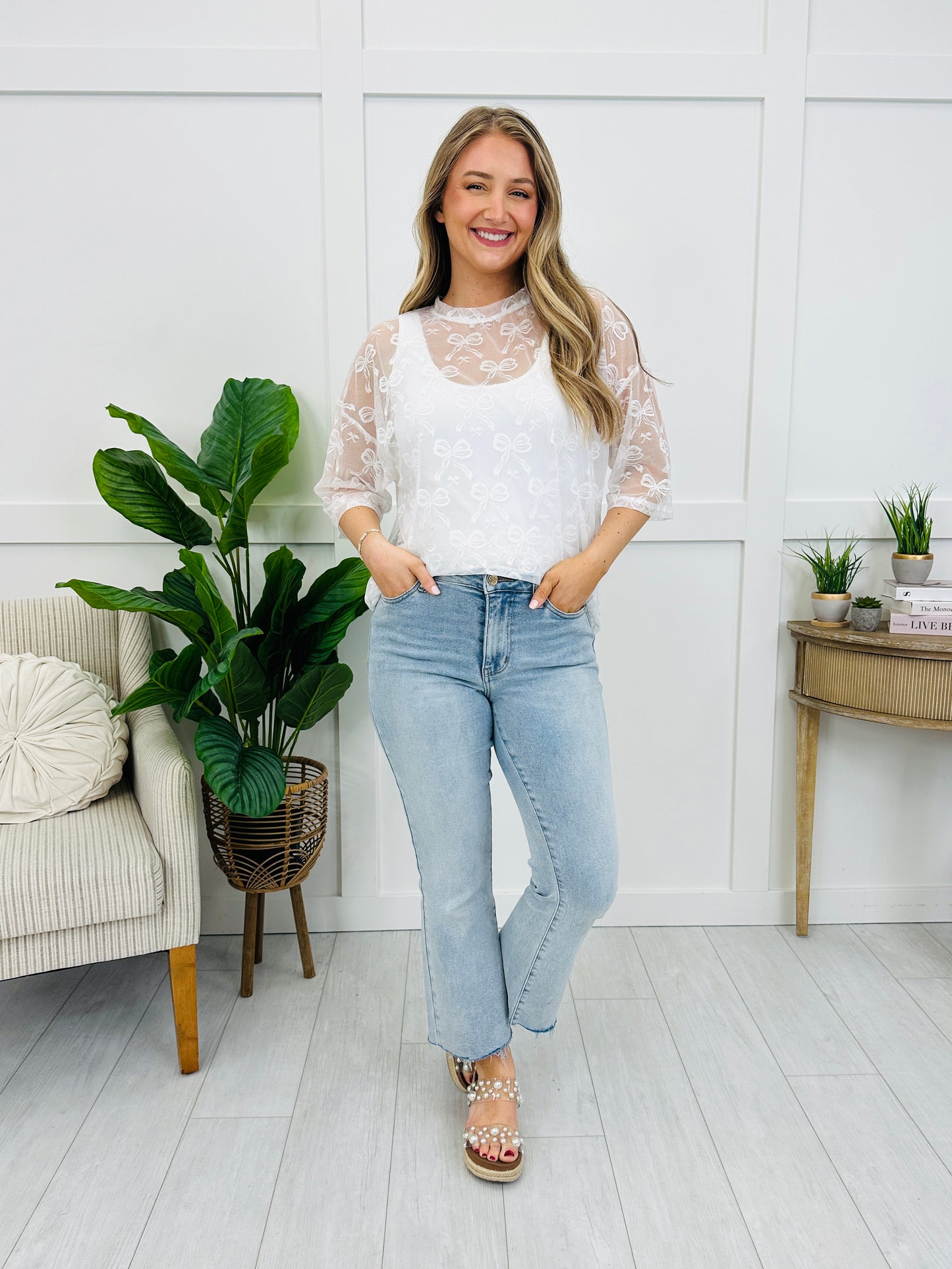 The Sweet Statement Top In Off White