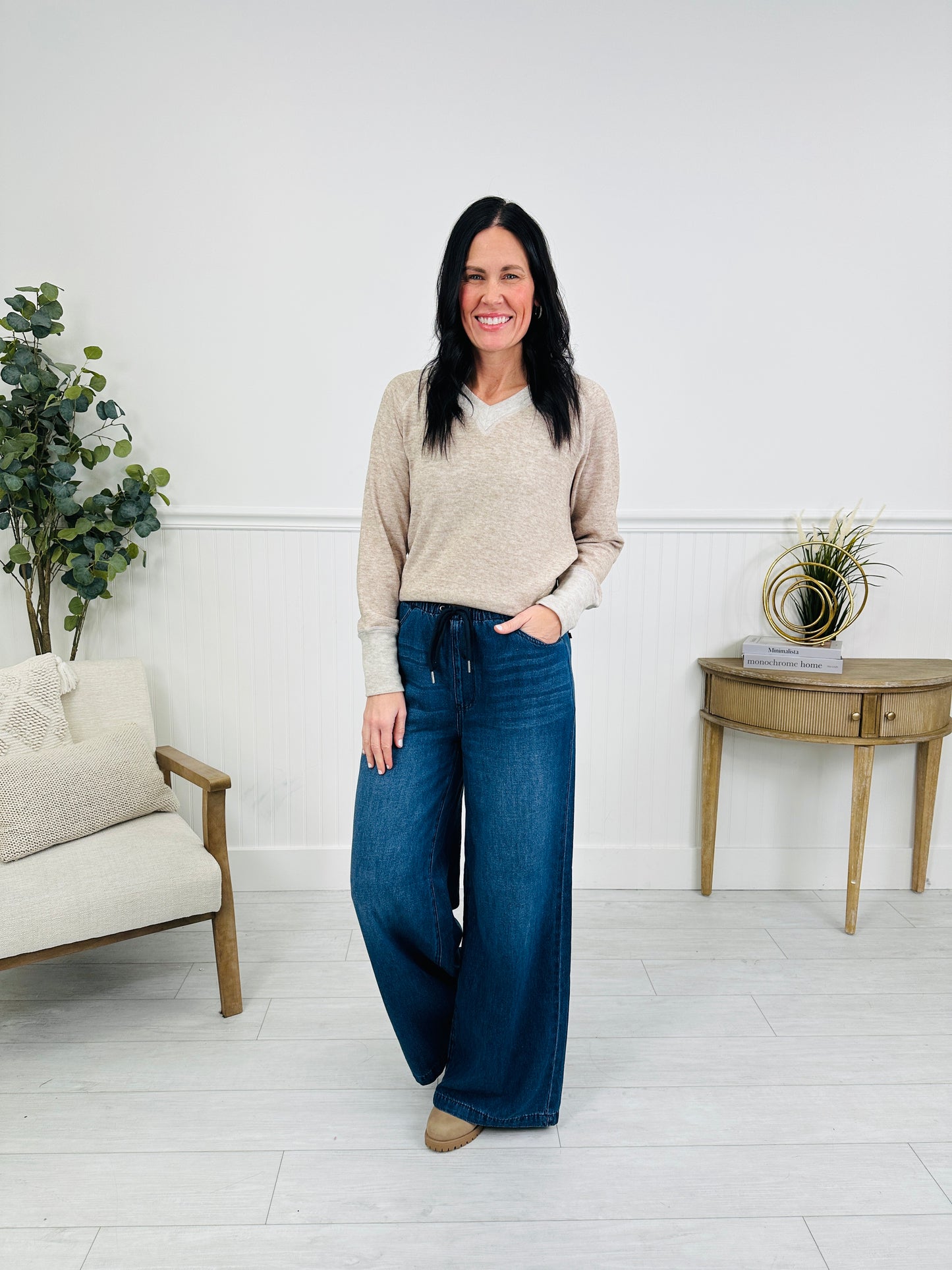 Judy Blue Light As A Featherweight Palazzo Jeans
