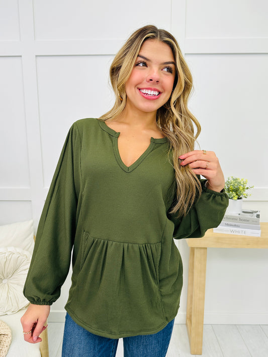 Effortless Edge Long Sleeve Top- Multiple Colors!