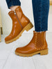 Power Strut Booties In Camel