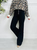 Bold Moves Tummy Control Black Wide Leg Jeans