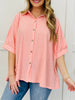 Linear Lounge Top In Coral