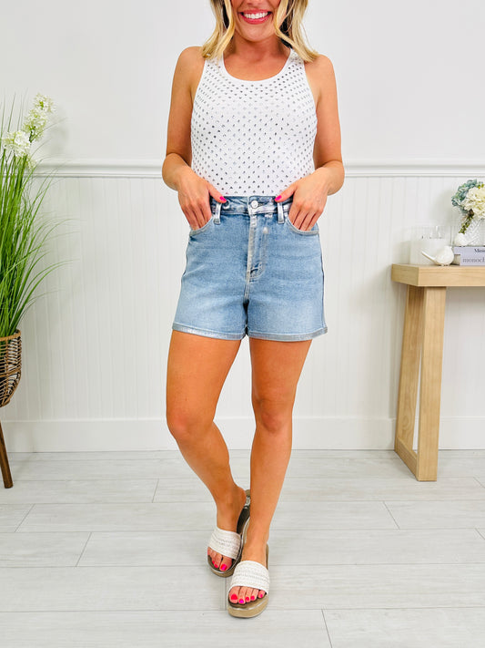 Judy Blue The Silver Lining Shorts