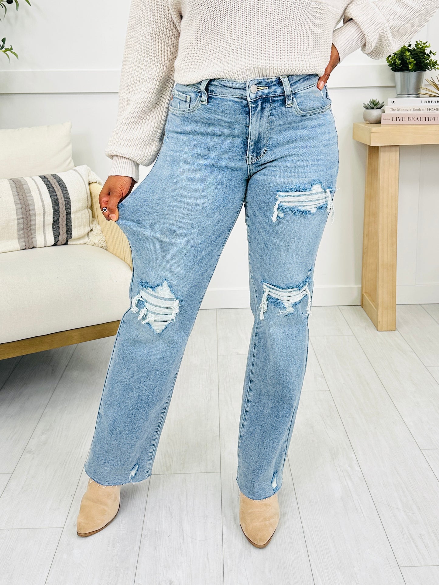 Judy Blue Back to Reality 90's Straight Leg Jeans