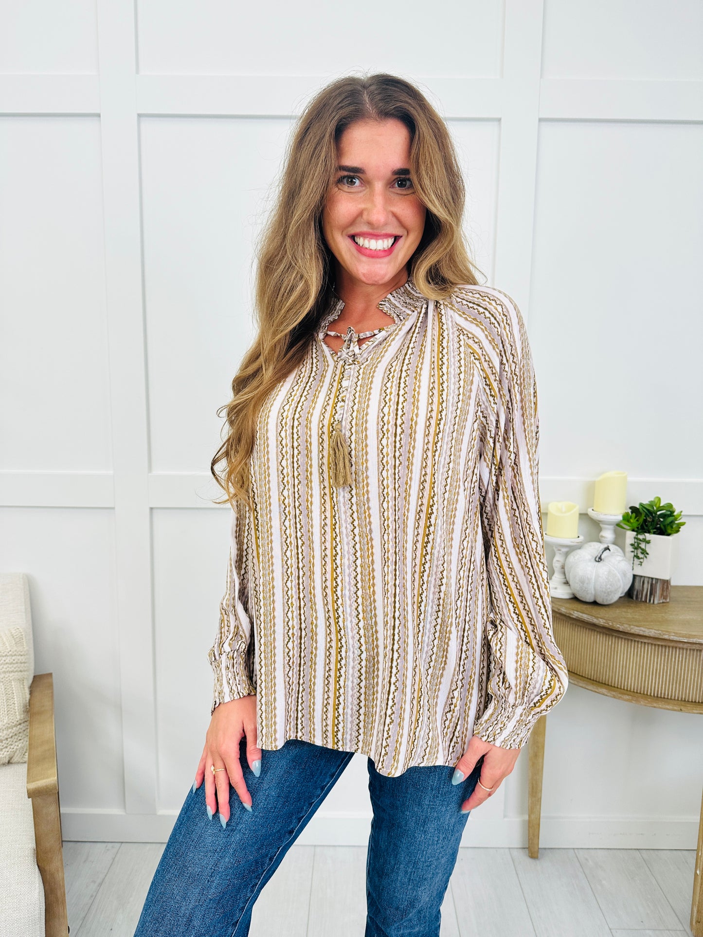 The Prairie Poet Top In Cream