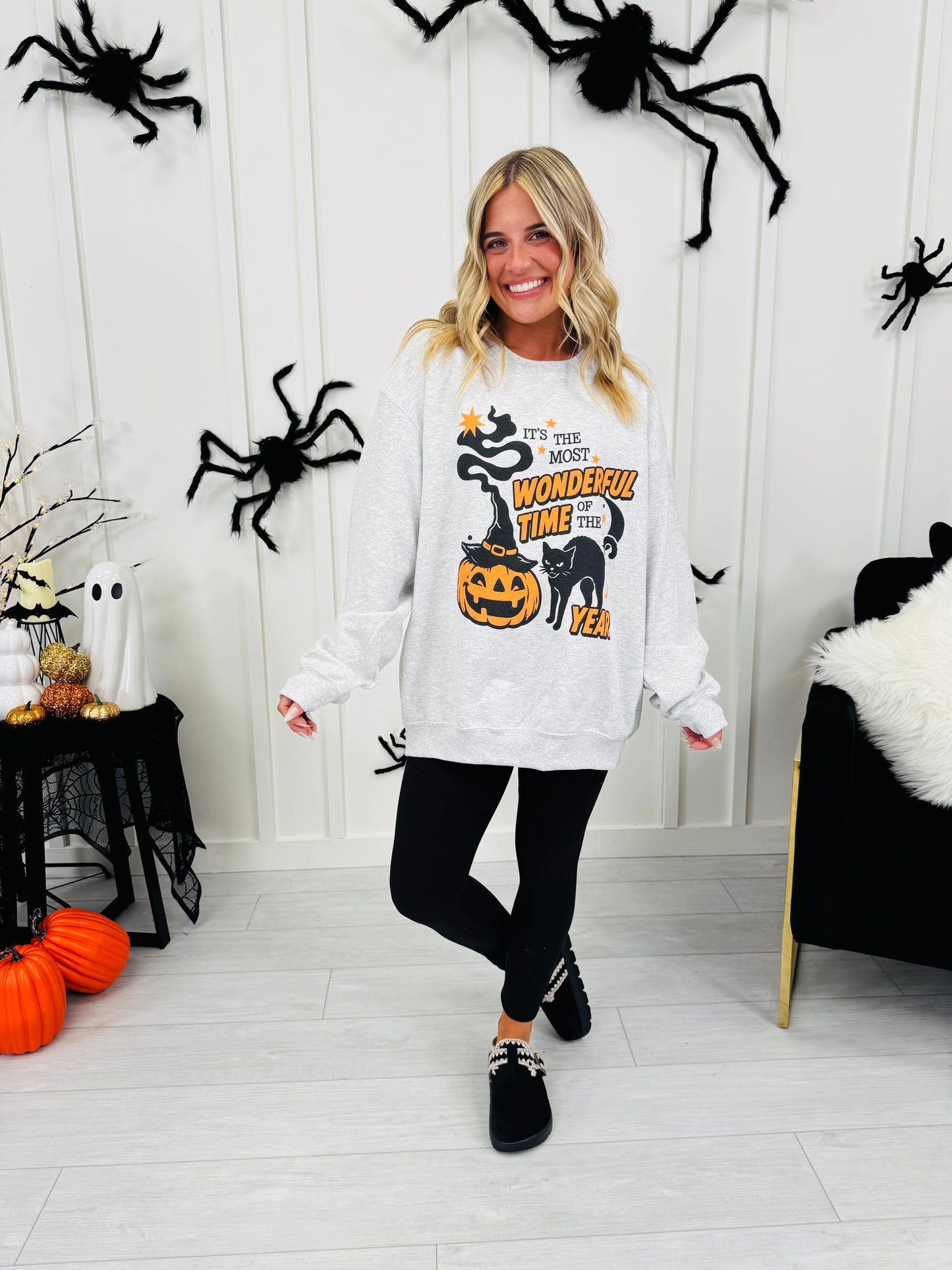 Most Wonderful Time Graphic Crewneck Sweatshirt