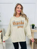 Thanksgiving Graphic Crewneck Sweatshirt- Multiple Colors!