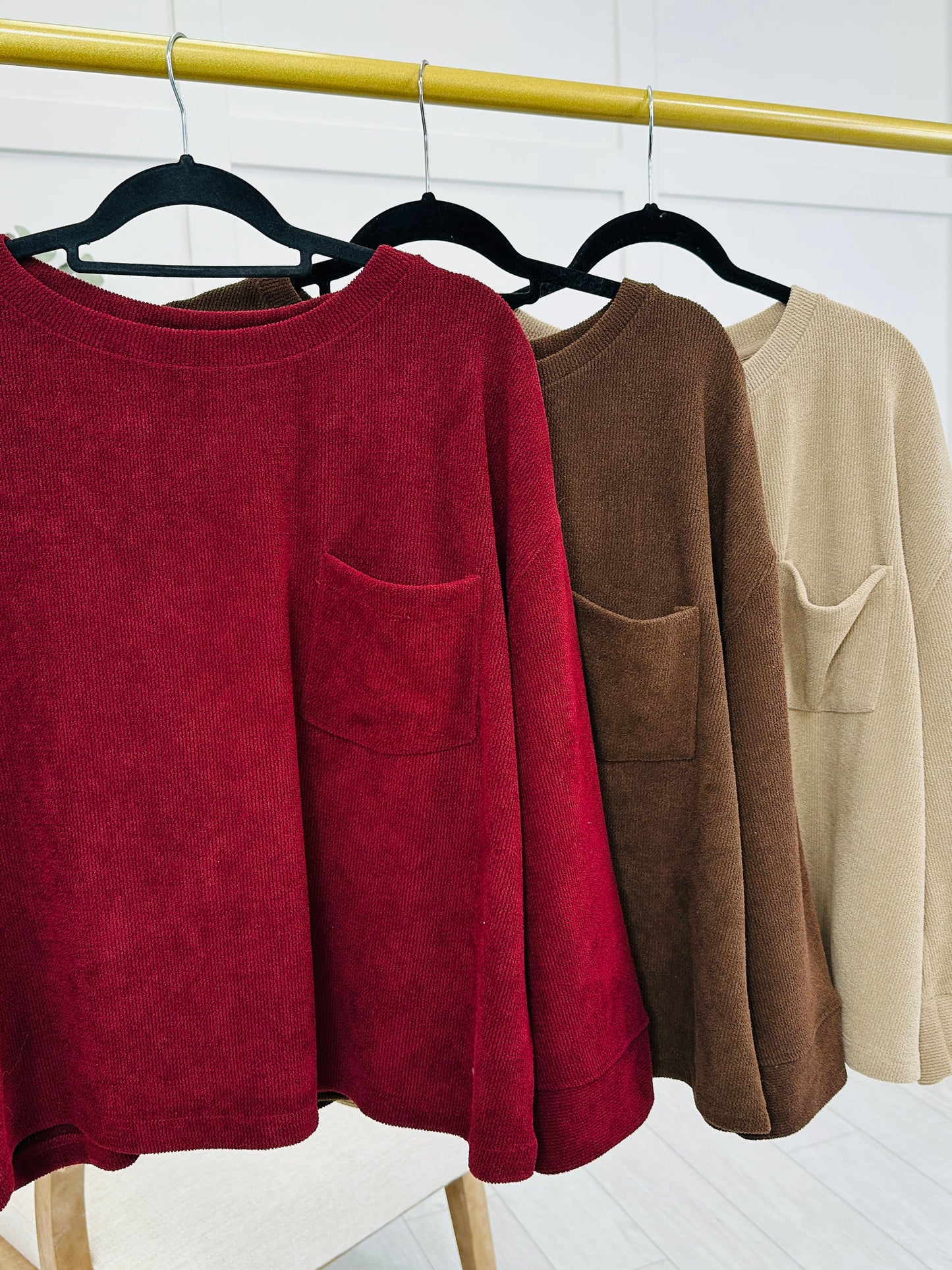 Weekend Cozy Top In Multiple colors