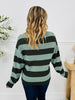 Stripe Of The Moment Sweater In Olive
