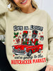 Get In Loser Nutcracker Graphic Crewneck Sweatshirt