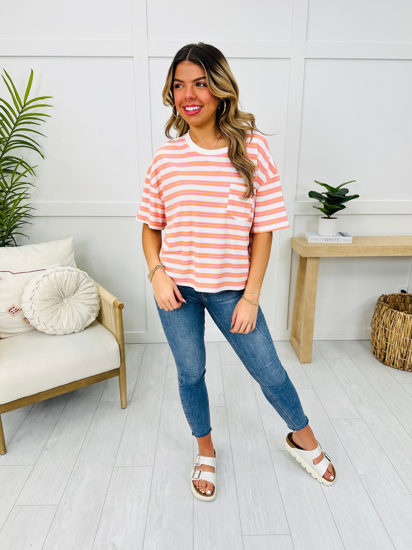 Striped In Style Top