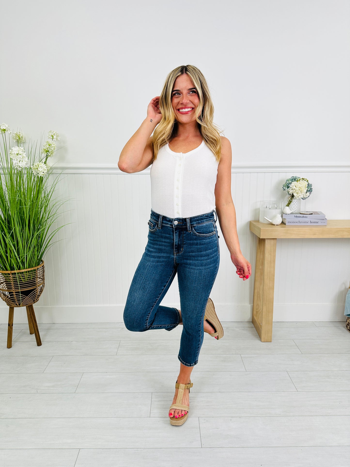 Judy Blue Daily Favorite Capri Jeans