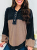 Downtown Cozy Top In Black