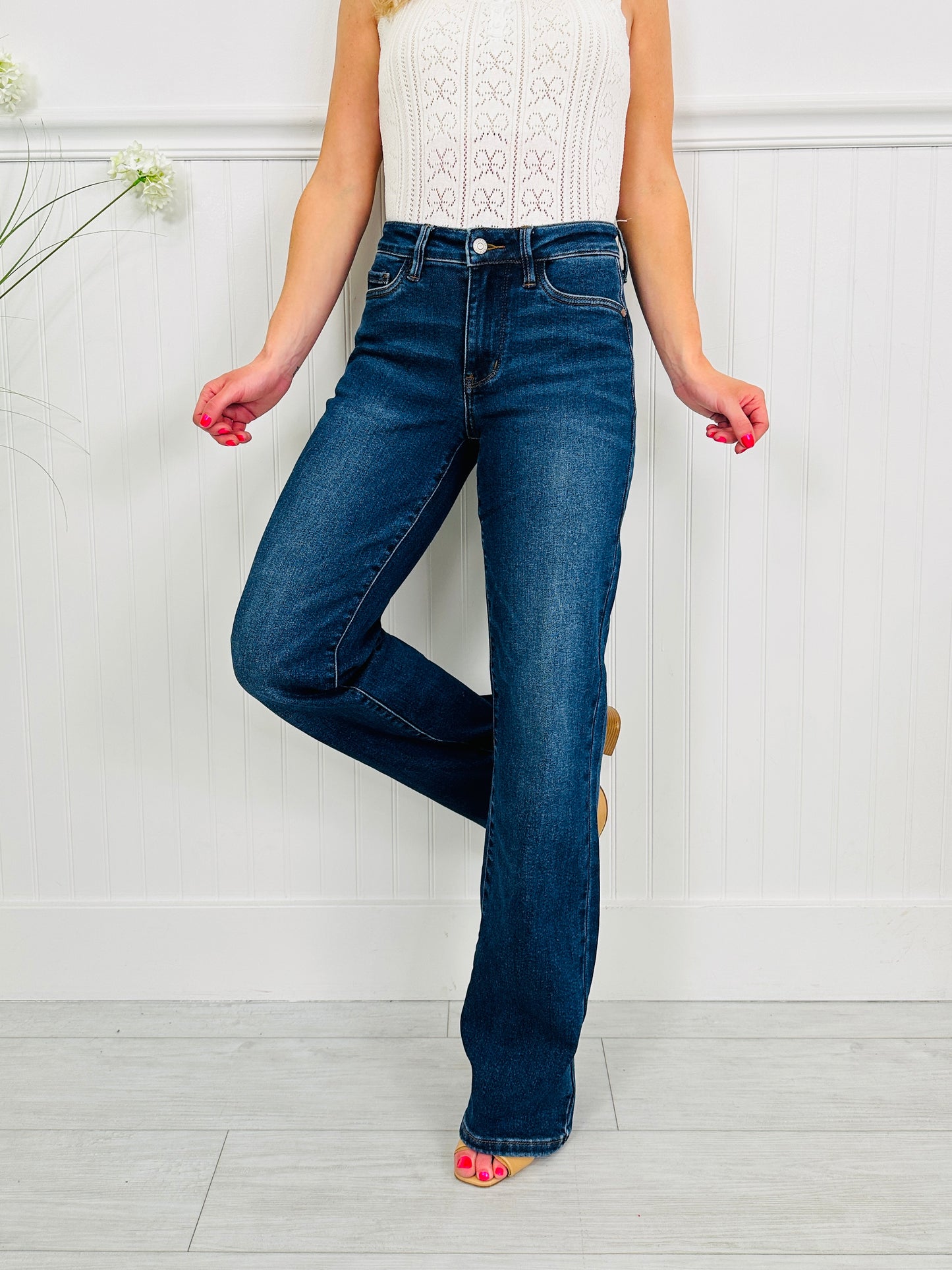 Judy Blue All The Right Places Bootcut Jeans