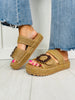 Coastal Crafted Sandals In Tan Raffia