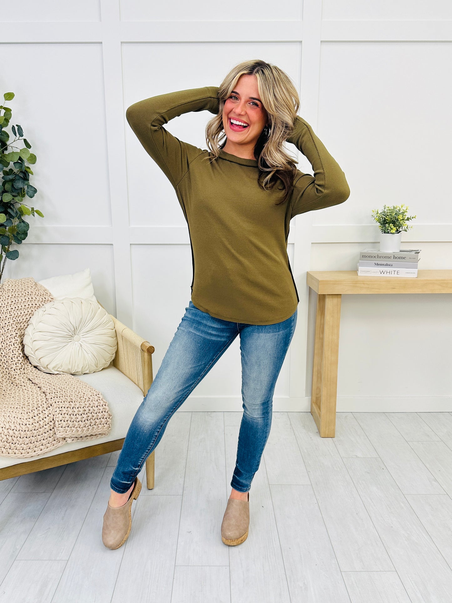 MOCO Exclusive Everyday Essential Long Sleeve Top- Multiple Colors!